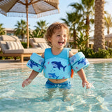 Gilet de natation enfant avec brassards intégrés