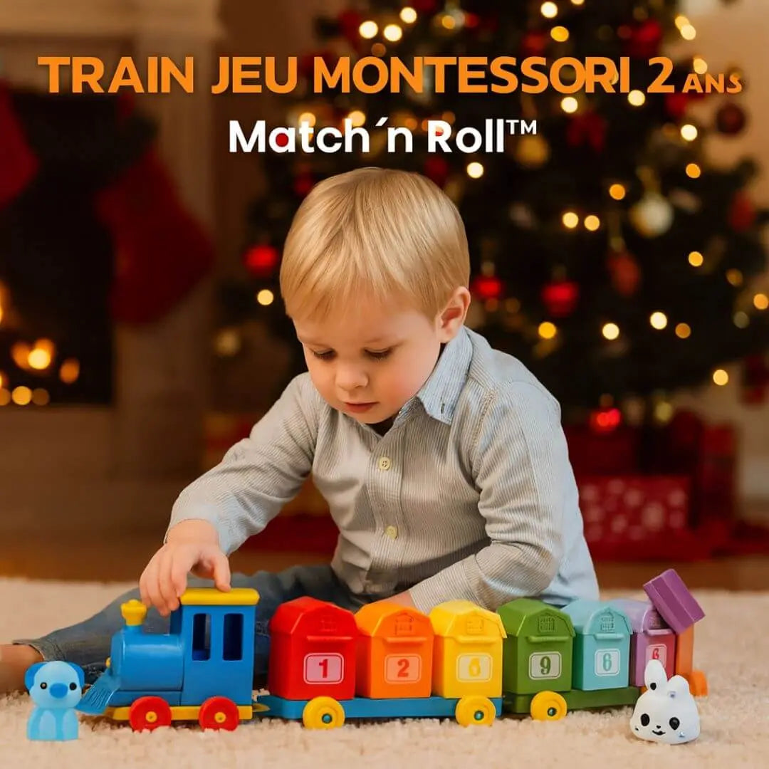2-Year-Old Montessori Train Game: Match'n Roll™