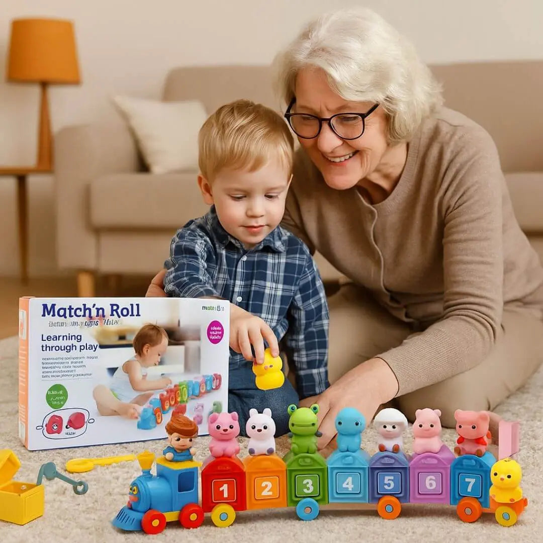 2-Year-Old Montessori Train Game: Match'n Roll™