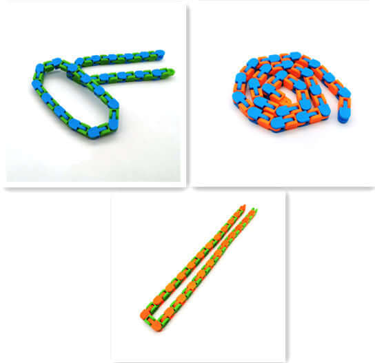 Chaîne Tranquil Twist™ Fidget Silencieuse (Outil Anti-Stress pour la Concentration)
