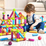 Jeu de bloc contruction magnétique Montessori - Magnetoy™