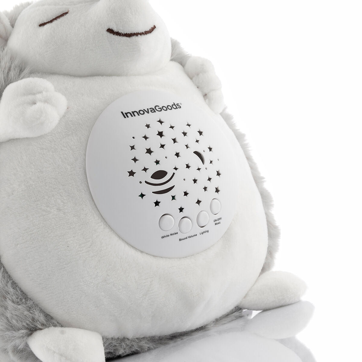 Riccio di peluche con rumore bianco e luce notturna Spikey InnovaGoods