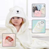 Accappatoio neonato | DadaZoo™ ORSO BIANCO