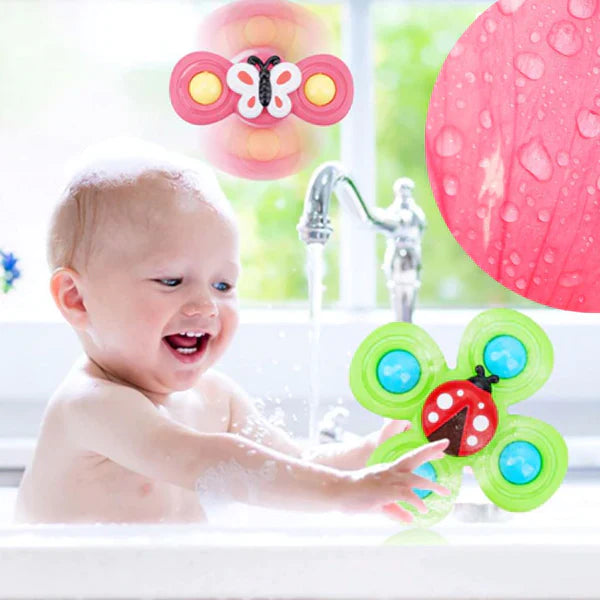 Suction Cup Spinner for Baby | 3-Pack Toy