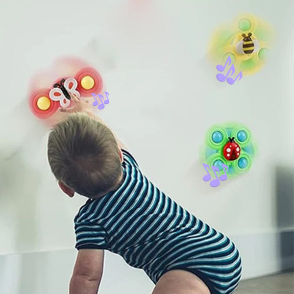 Suction Cup Spinner for Baby | 3-Pack Toy