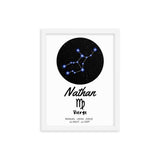 Tableau personnalisé Signe Astrologique