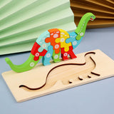 BleuSmart™ Puzzle Animal 3D in Legno (Apprendimento Cifre e Forme)