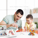 Montessori Travel Puzzle Box (6-in-1 Cognitive Blocks)