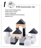 Montessori Travel Puzzle Box (6-in-1 Cognitive Blocks)