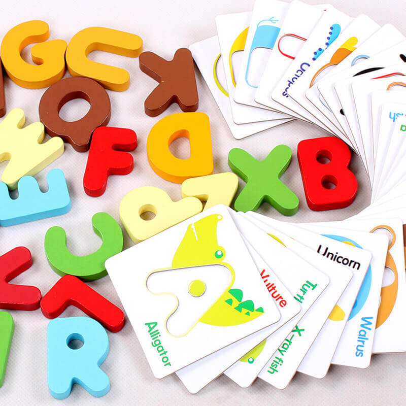 Ensemble de Puzzles en Bois Montessori Little Logic™ (Jouet d'Apprentissage Précoce)