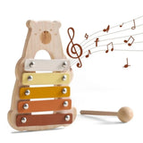 HappyBear™ 5-Note Wooden Xylophone for Babies