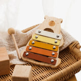 HappyBear™ 5-Note Wooden Xylophone for Babies