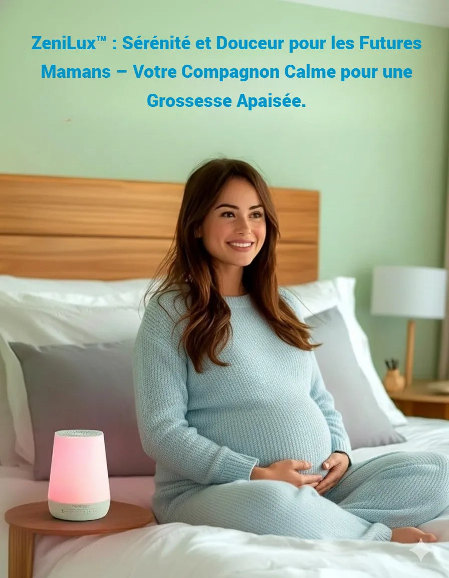 ZeniLux™ White Noise Machine & Night Light