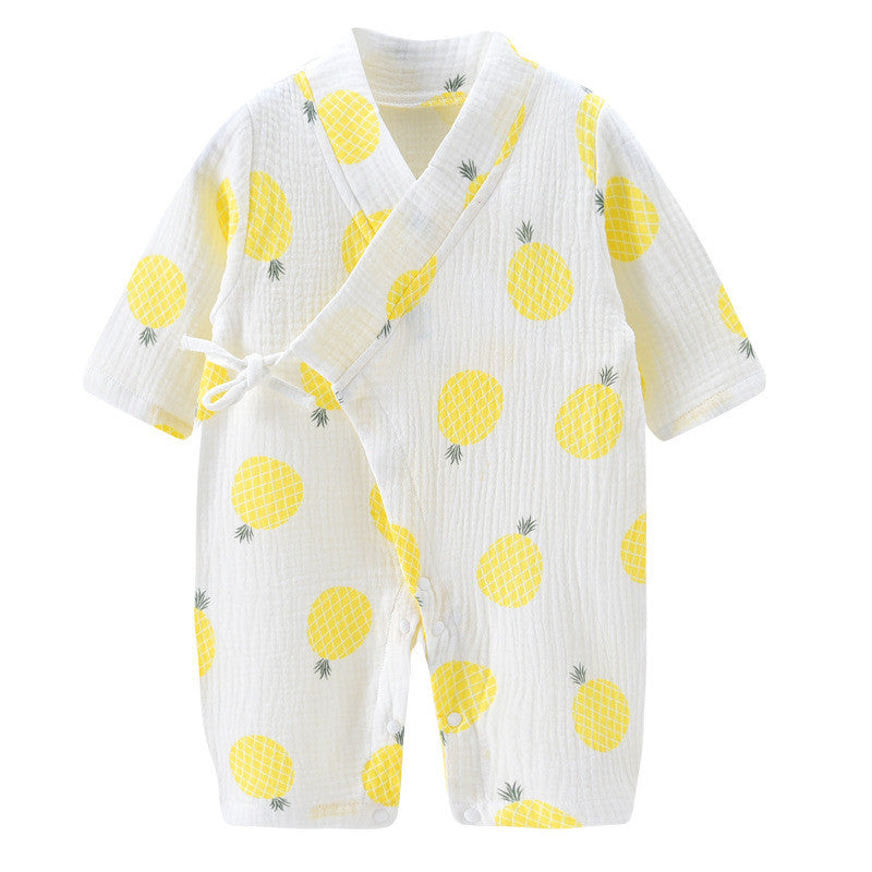 Barboteuse Kimono Bébé en Gaze de Coton