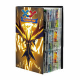 Album pour cartes pokémon noir xy flashfire avec illustration dragon doré et pochettes transparentes pour cartes pokémon