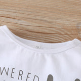 Soft cotton romper with alphabet print (Concealed snaps)