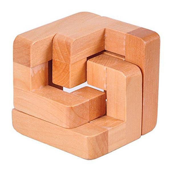 Casse-tête en Bois Anneaux Mêlés