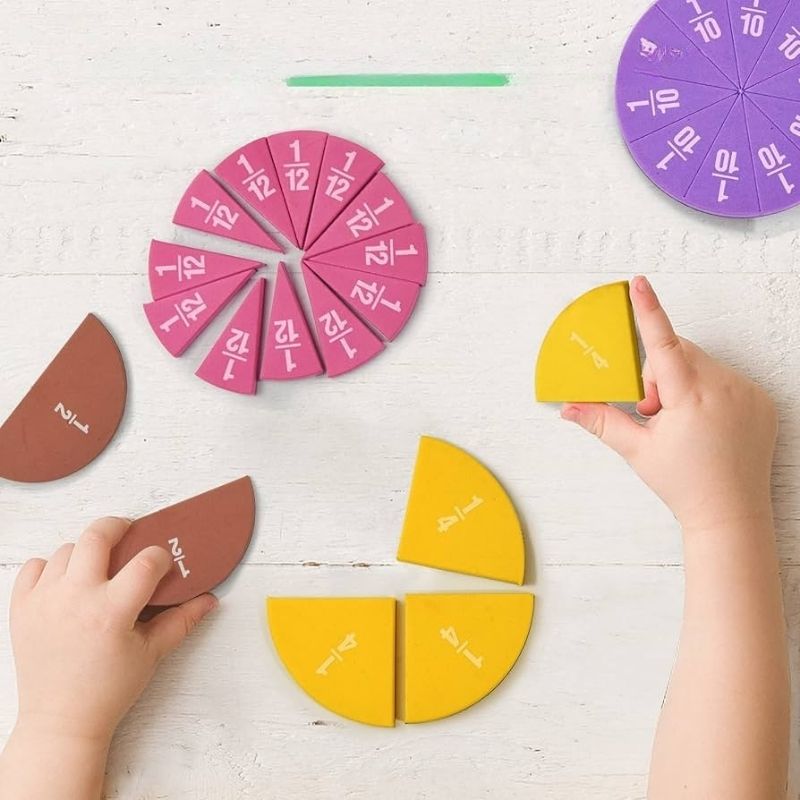Imparare le Frazioni – Il kit didattico visivo e colorato per bambini