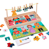Puzzle Famille à Habiller en Bois