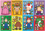 Autocollants sticker super mario bros en vinyle coloré avec designs officiels super mario pour décoration enfantine