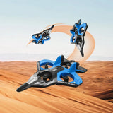 Four-axis remote-controlled fighter jet