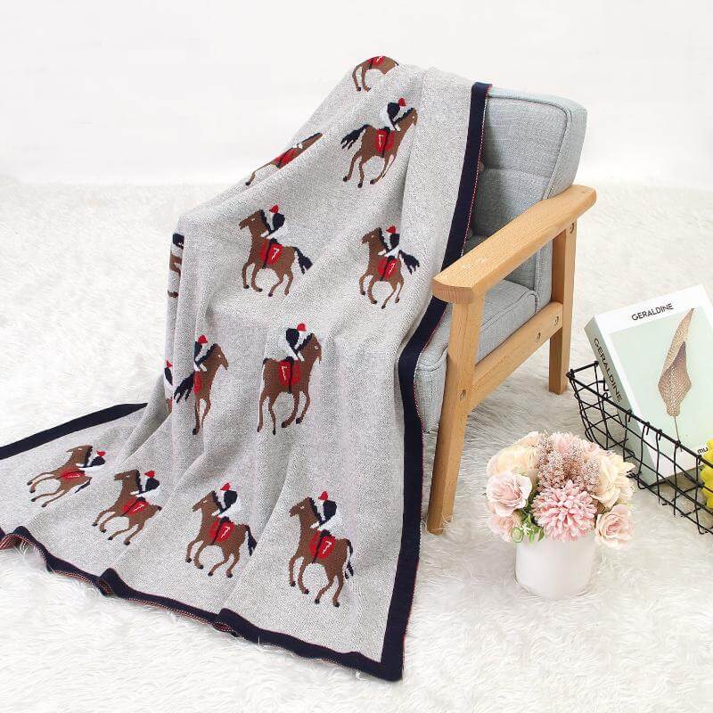 Couverture de Poussette en Coton Doux (Polyvalente Couverture de Chambre d'Enfant)