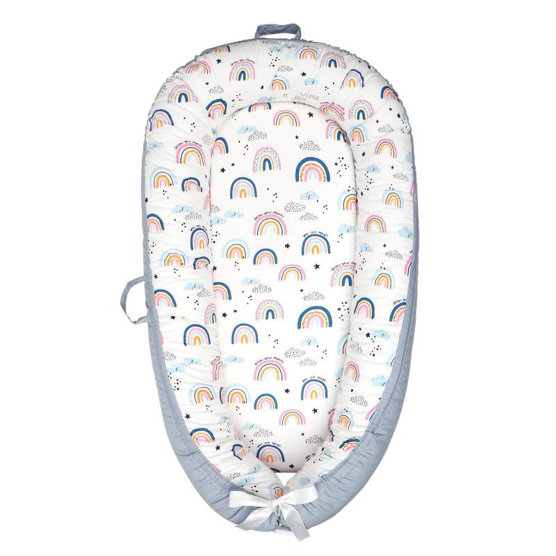 SnuggleNest™ Portable Baby Lounger (100% Coton)