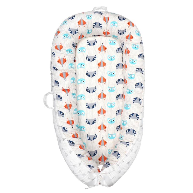 SnuggleNest™ Portable Baby Lounger (100% Coton)