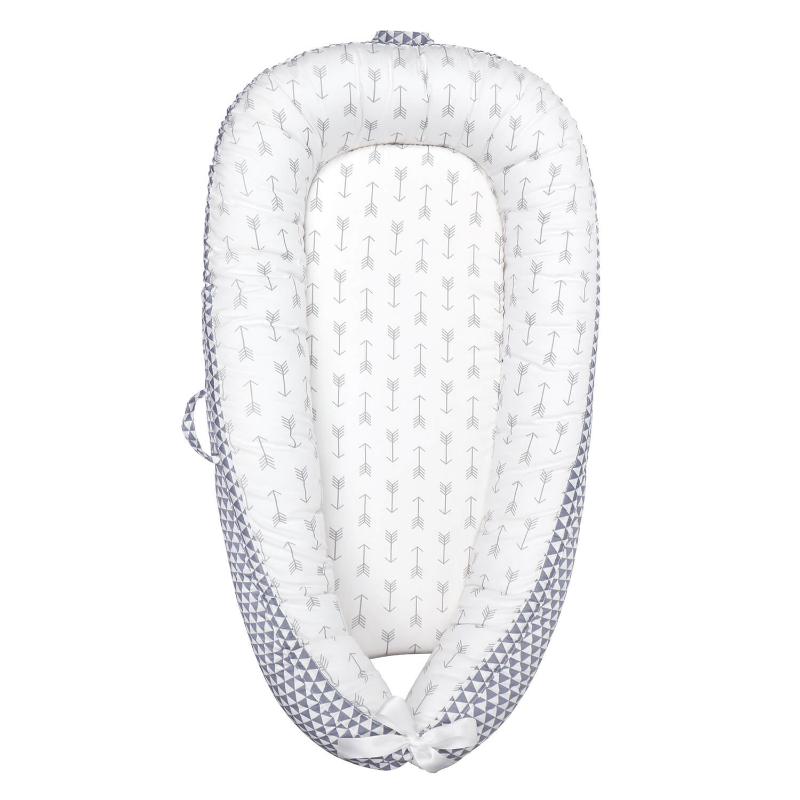SnuggleNest™ Portable Baby Lounger (100% Coton)