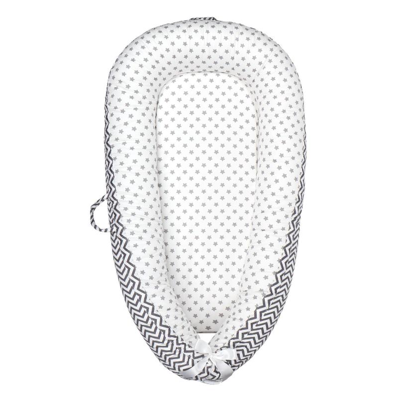 SnuggleNest™ Portable Baby Lounger (100% Coton)