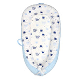 SnuggleNest™ Portable Baby Lounger (100% Coton)