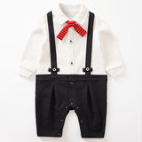 Combinaison Bébé Gentleman Manches Longues (Coton Biologique)