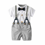Ensemble Tenue de Gentleman Suspender Bébé (100% Coton)