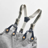 Ensemble Tenue de Gentleman Suspender Bébé (100% Coton)