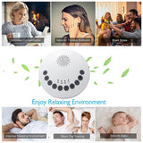 Portable White Sound Nightlight (6 Soothing Sounds)