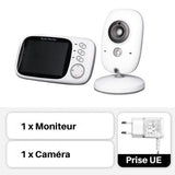 Babyphone - Vidéo Sans Fil Eye4U – Caméra Bébé HD avec Vision Nocturne, Audio Bidirectionnel et Surveillance Température - Esther