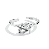 925 Silver Eye of Horus Ring