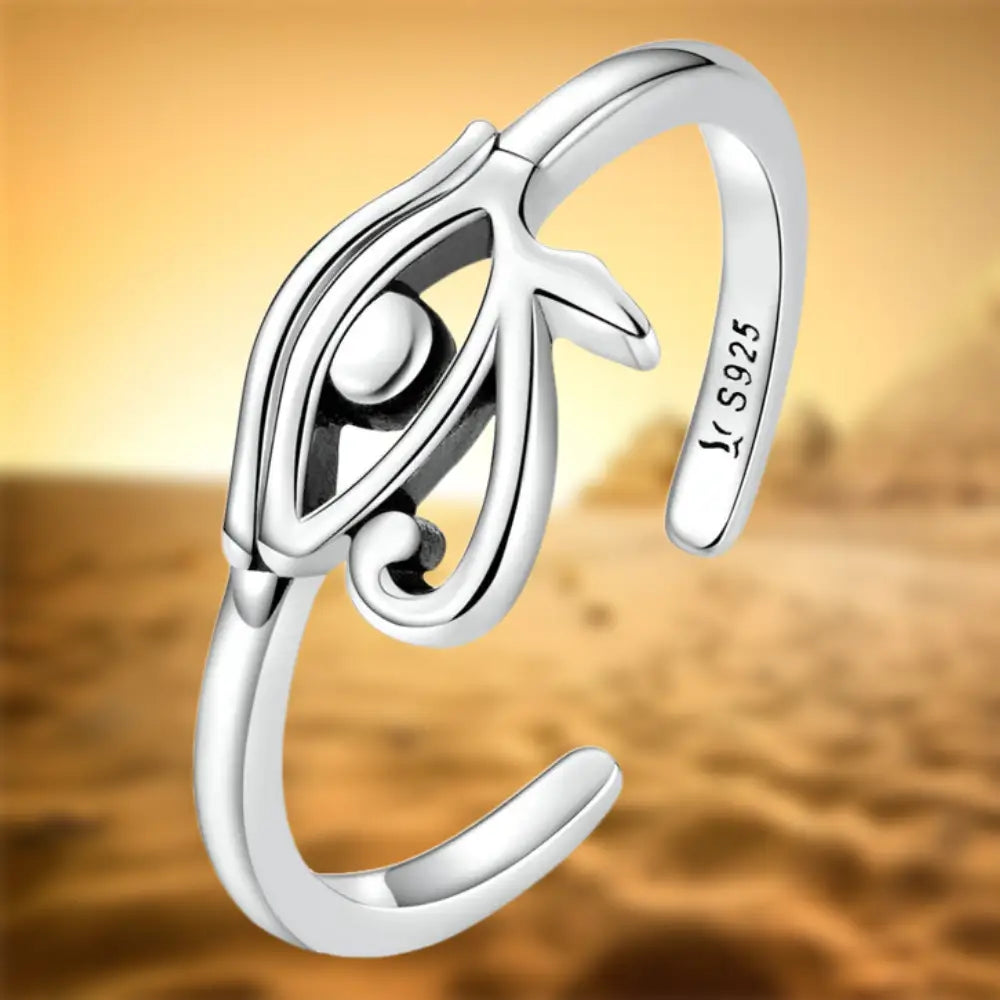 925 Silver Eye of Horus Ring