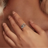 925 Silver Scorpion Diamond Ring