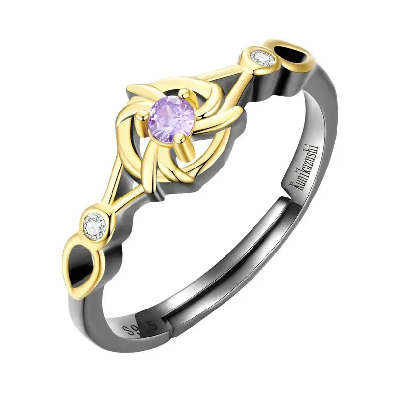 Genshin Impact Anime Silver Ring
