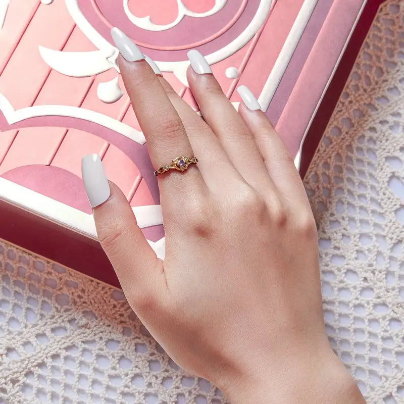 Genshin Impact Anime Silver Ring