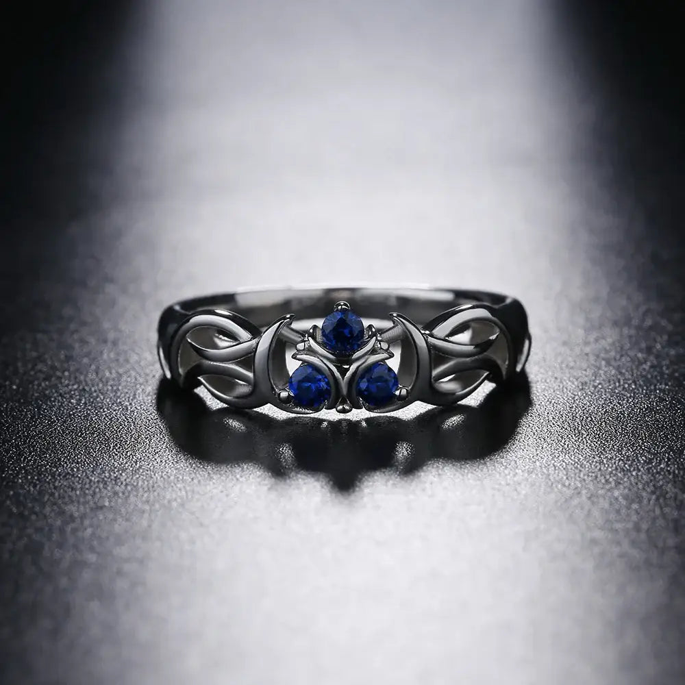 Silver Ring Zelda TOTK Zora Sapphire