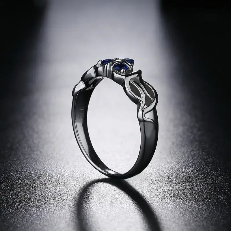 Silver Ring Zelda TOTK Zora Sapphire