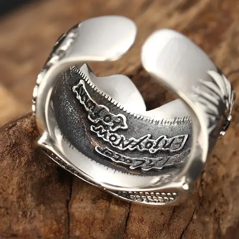 Men's Two-sided Joker Ring