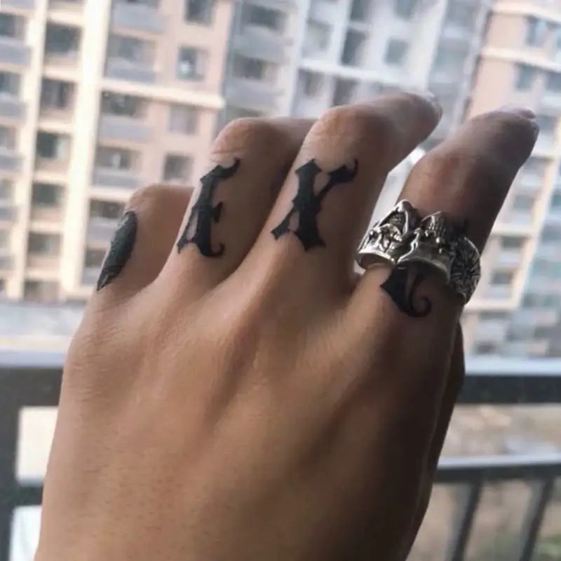 Men's Two-sided Joker Ring