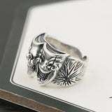 Men's Two-sided Joker Ring