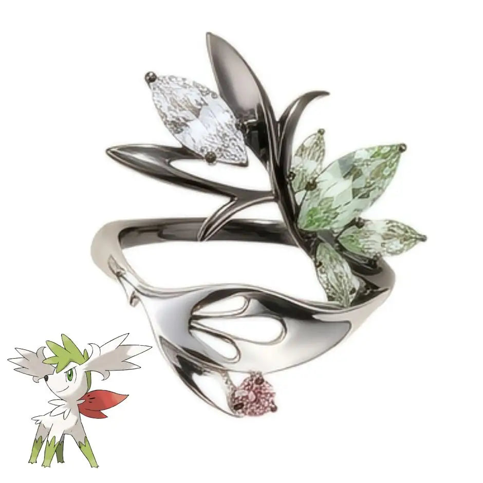 Pokemon Shaymin Silver Ring