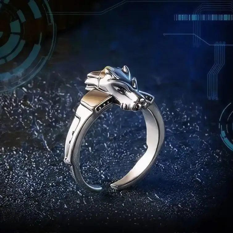 Anime Rings Digimon Greymon Garurumon