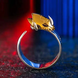 Anime Rings Digimon Greymon Garurumon