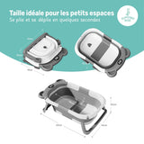 Baignoire bébé pliable compacte BEAR – Coussin & thermomètre inclus